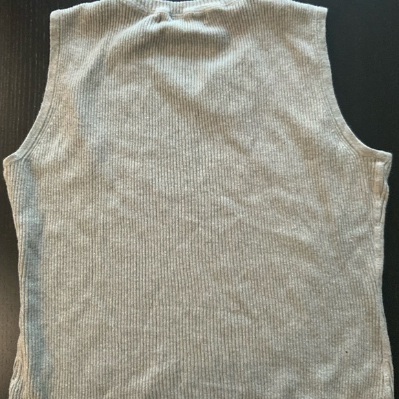 Women's August Silk Light Gray Knit Top - Picture 3 of 3